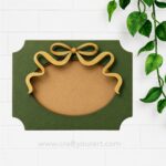 Bow Ribbon Mini Photo Frame MDF Design 1