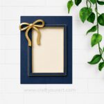 Bow Mini Photo Frame MDF Design 1