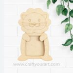 Lion Mini Photo Frame MDF Design 1