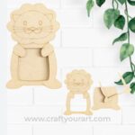 Lion Mini Photo Frame MDF Design 1
