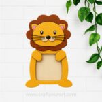 Lion Mini Photo Frame MDF Design 1