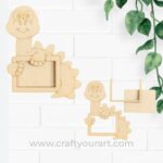 Dinosaur Mini Photo Frame MDF Design 1