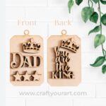 fathers Day Keychain Base Design 1