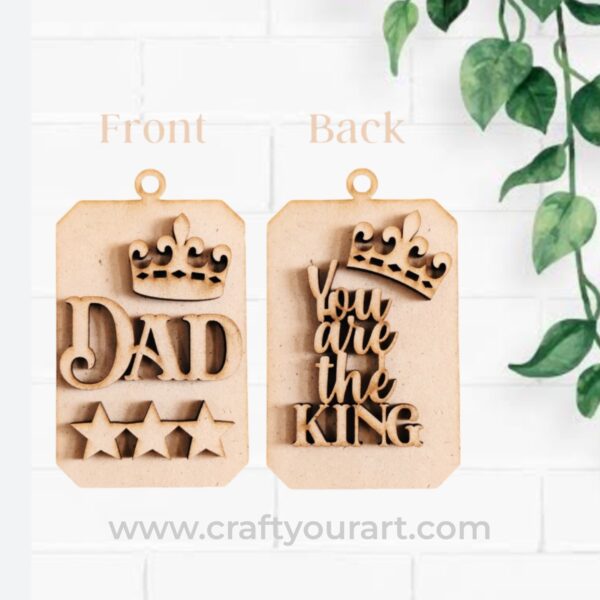 fathers Day Keychain Base Design 1