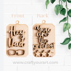 fathers Day Keychain Base Design 2