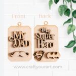 fathers Day Keychain Base Design 3