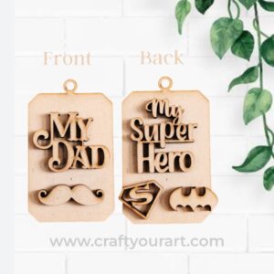 fathers Day Keychain Base Design 3