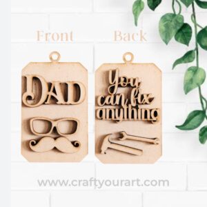 fathers Day Keychain Base Design 4