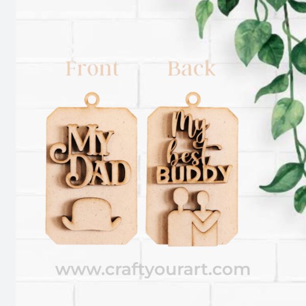fathers Day Keychain Base Design 5