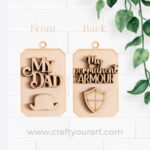 fathers Day Keychain Base Design 6