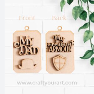 fathers Day Keychain Base Design 6