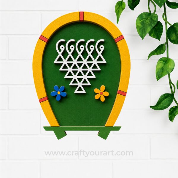 Supadi Saraswati Yantra Frame MDF Design 1