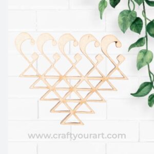 Saraswati Yantra Cutout MDF Design 6