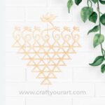 Saraswati Yantra Cutout MDF Design 7