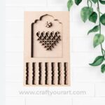 Jharokha Saraswati Yantra Frame MDF Design 2