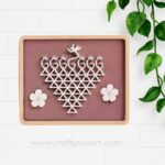 Rectangle Saraswati Yantra Frame MDF Design 3