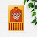 Jharokha Saraswati Yantra Frame MDF Design 2