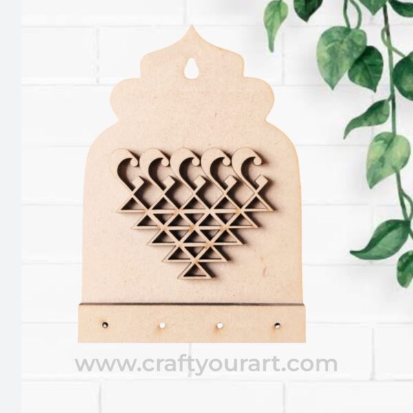 Saraswati Yantra Keyholder MDF Design 1