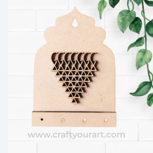 Saraswati Yantra Keyholder MDF Design 4