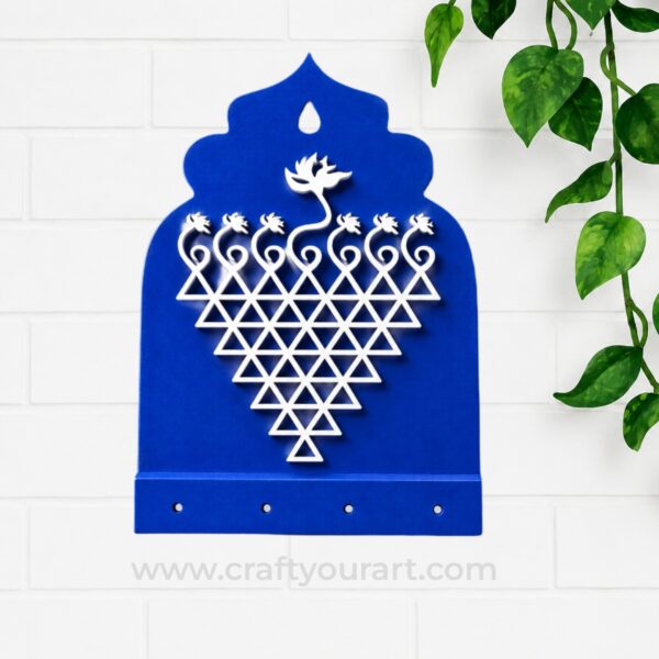 Saraswati Yantra Keyholder MDF Design 3