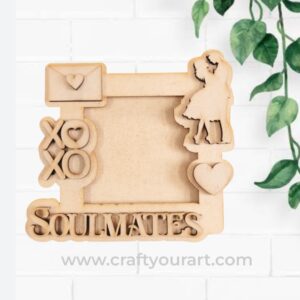 Soulmate Photo Frame MDF Design 1