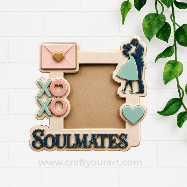 Soulmate Photo Frame MDF Design 1