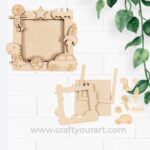 Boy Theme Photo Frame MDF Design 1