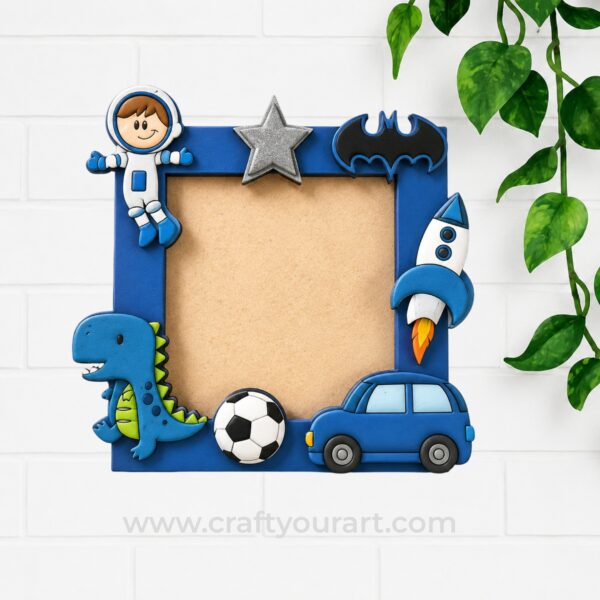 Boy Theme Photo Frame MDF Design 1