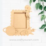 Astronaut Mini Photo Frame MDF Design 1
