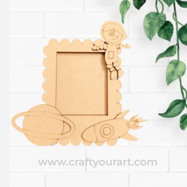 Astronaut Mini Photo Frame MDF Design 1