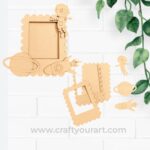 Astronaut Mini Photo Frame MDF Design 1
