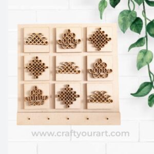 Kolam Keyholder With Keyhooks MDF Design 1