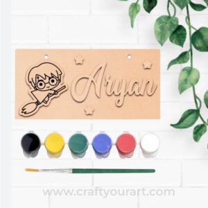 Kids DIY Kit Nameplate Design 4
