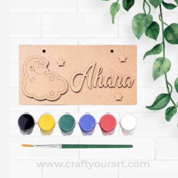 Kids DIY Kit Nameplate Design 7