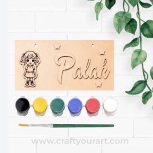 Kids DIY Kit Nameplate Design 12