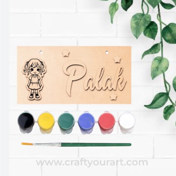 Kids DIY Kit Nameplate Design 12