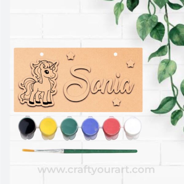 Kids DIY Kit Nameplate Design 17